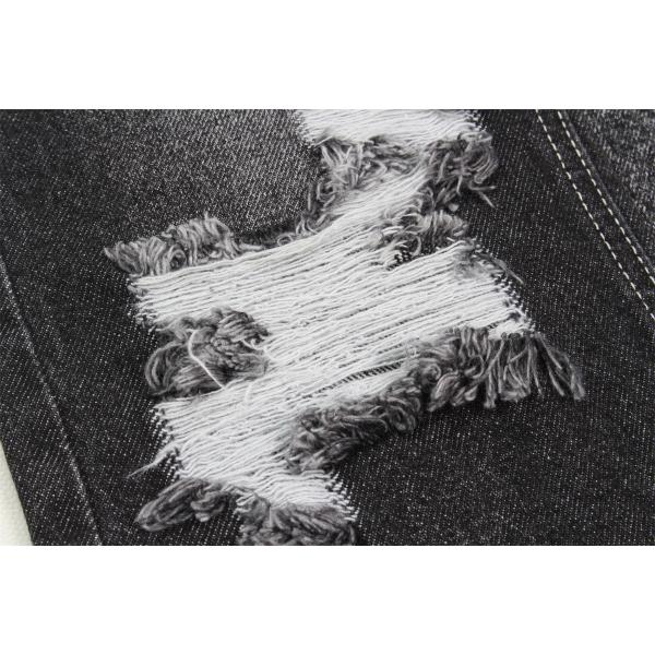 11.5 Oz 100 Cotton Denim Fabric Sulfur Black Textile For Man Woman Jeans Material