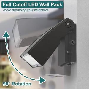 80W 60W 40W LED Wall Pack Light IP65 Waterproof Dimmable 0-10V