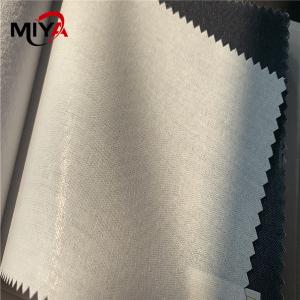 Shirt Collar Fusing Lining Fabric Cotton Polyester Material