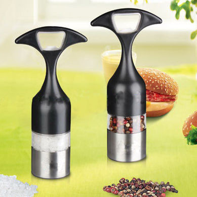 Buy salt and pepper mills with bottle opener at wholesale prices