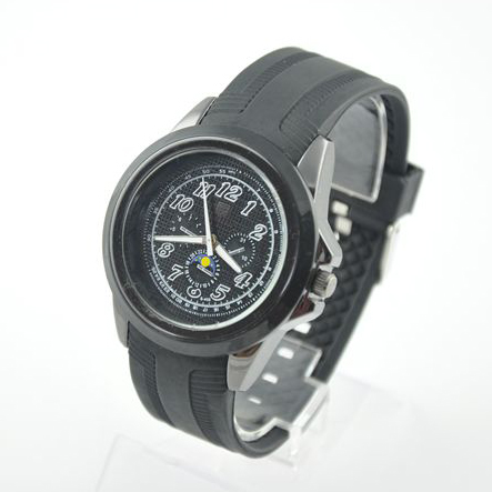 Pu Strap Japan Movt Quartz Watch