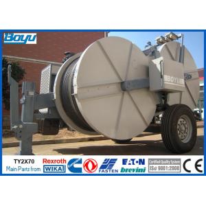 Conductor Tension Stringing Equipment TY2x70 77kw(103hp) 14Tons Hydraulic