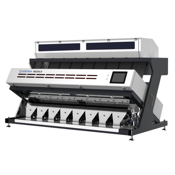 Grain And Food Optical Color Sorter Variety Use Range With 15 Inch LCD Touch