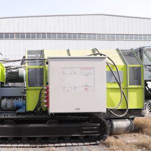 Construction Waste Recycling and Crushing Waste Metal Crawler Mounted Shredding