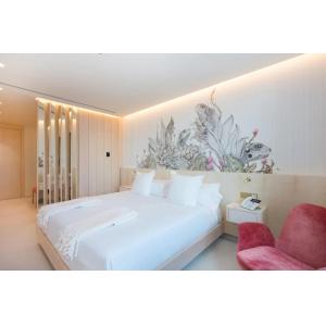 Quality Chad hotel furniture manufactuer from China by Melamine board bed with nightstand and Dining table cabinet for sale