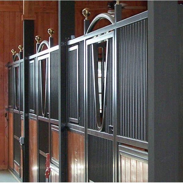 Luxury Europe Style Pine Infilled Horse Stall Fronts Corrosion Resistant