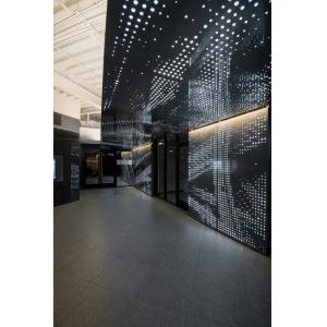 Office Metal Aluminium Suspended Ceiling Panels Hygienic 3d Droptiles