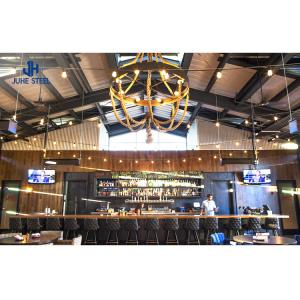 Customized Prefabricated Steel Structure Two Story Hotel Building Construction