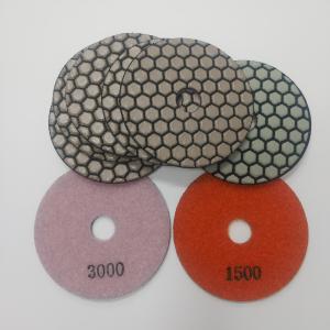 Quality Good Flexibility 4 Inch Diamond Stone Polishing Pads for sale