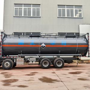30ft ISO Tank Transport 28000 Liters Carbon steel For Liquid Chemical
