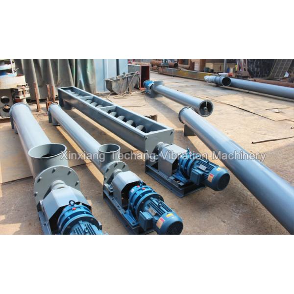 Small Screw Conveyor Non Shaft Screw Conveyor For Sludge