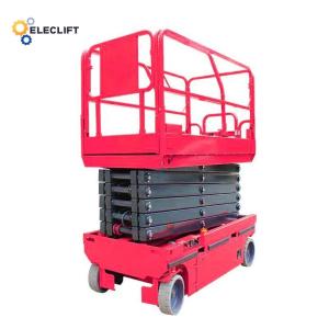 220V 50HZ Steel Material Heavy Duty Scissor Boom Lift Platform