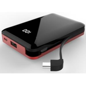 Quality High Quality 2019 New 10000mAh Polymer Battery Mobile Power Bank UV finish Mirror Charger for sale