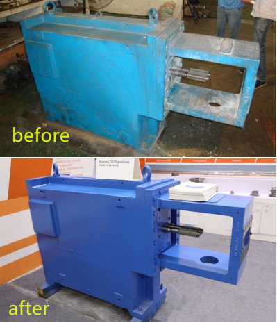 Coperion Extruder Extruder Gearbox Repair 429kw Rated Power 11.5Nm / Cm3 Torque