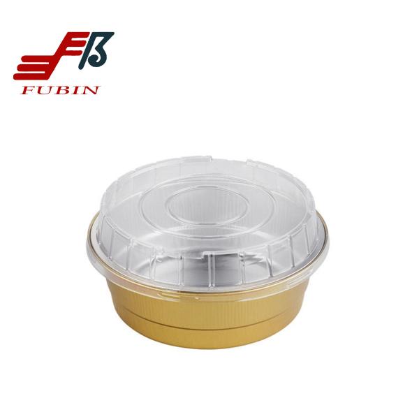 Buy Recycable Round Airline Food Tray Half hard Temper at wholesale prices