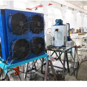 1 Tons Commercial Seawater Flake Ice Machine 400kg 380V