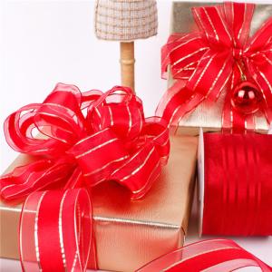 Quality Wholesale Personalized ribbon silk gold ribbon sari silk ribbon for sale