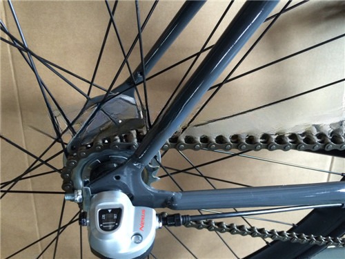 Fixed Gear Bike Nexus Hub 3 Speed Road Bicycle with Steel Fork Material