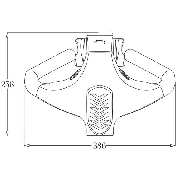 12V 10mA Plastic Shell Ergonomic Noblelift Tiller Handles