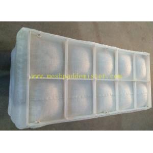 Polypropylene PP Mesh Pad Demister Wire Mesh Plastic Mist Eliminator