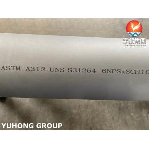 ASTM A312 UNS S31254 / 254SMO Duplex Stainless Steel Seamless Pipe