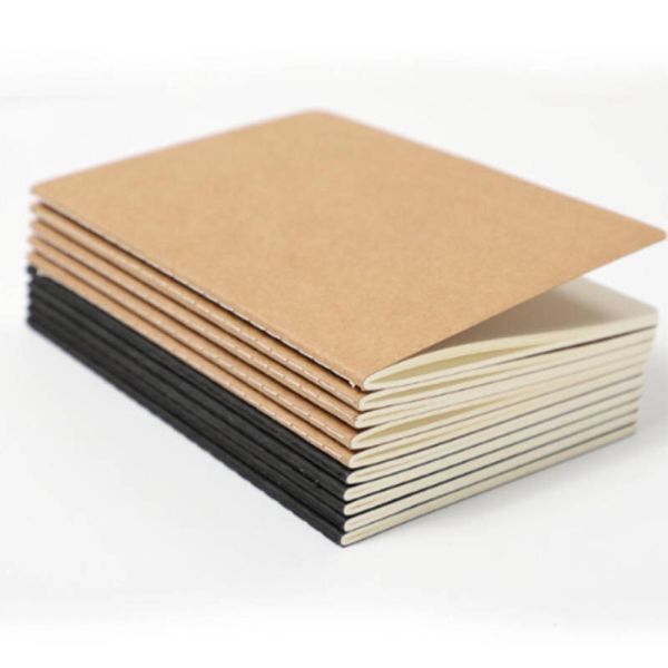 Wholesale A5 Kraft Paper Composition Notebook Office School Supplies 36 Sheets B5 Journals Note Book for Students