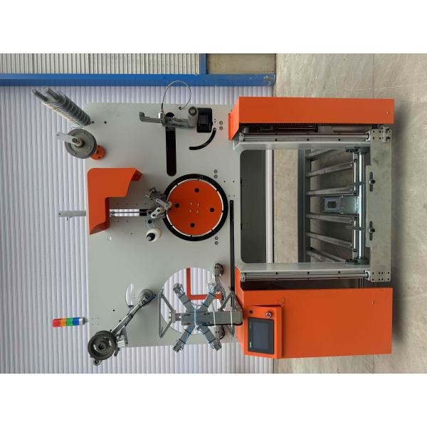 Close-up of rewinding mechanism