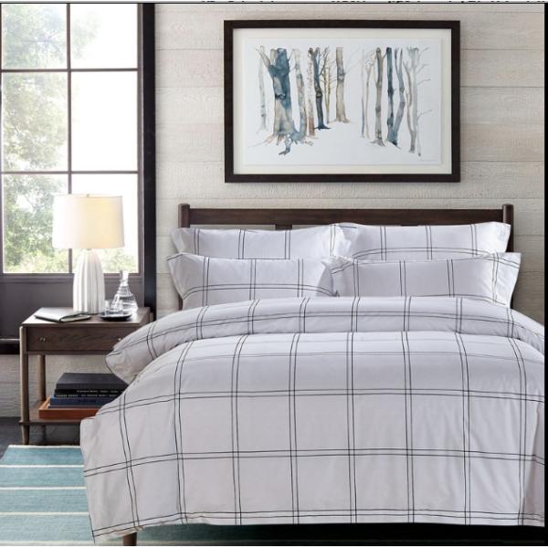 300tc Chinese Ethnic Style Printed Four-Piece Cotton Bedding Set for Popular Hotel