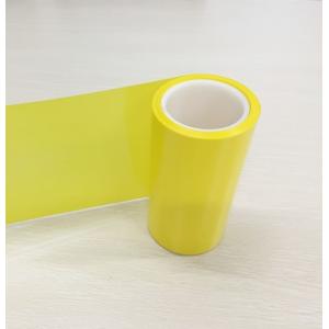 Yellow Colored Pet Film Roll High Transparency Electrical Insulation For