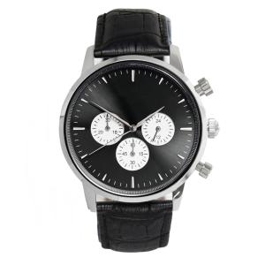 Sunray Grain Face Stainless Steel Chronograph Watch With Interchangeable Strap