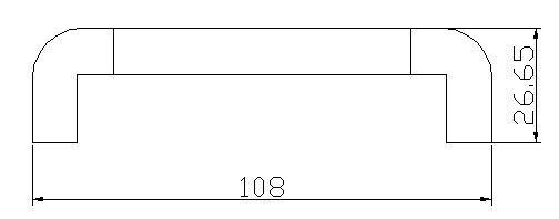 Zinc Alloy + Aluminium Furniture Pulls For Dressers / Dresser Drawer Pulls