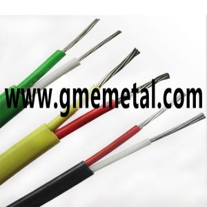 Fiberglass Braided Heat Resistant Electrical Wire , Silicone Rubber Insulated