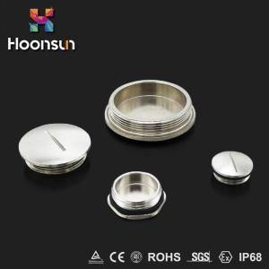 IP54 Nickel Plated Brass Accessories Hexagonal Screw Plug Caps