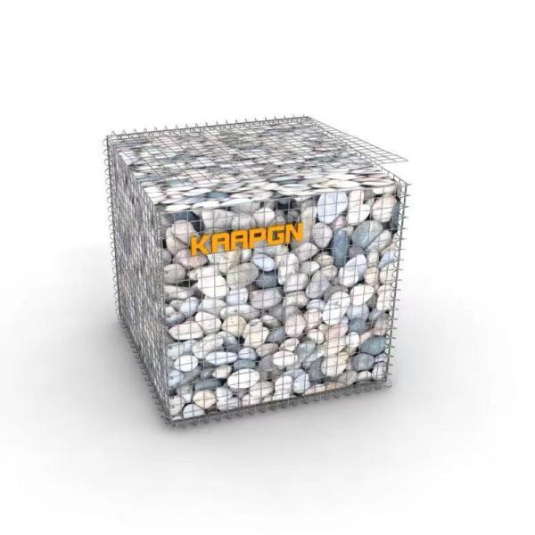 Buy Decorative 4mm Galvanization 1x1x1m Welded Gabion Box at wholesale prices