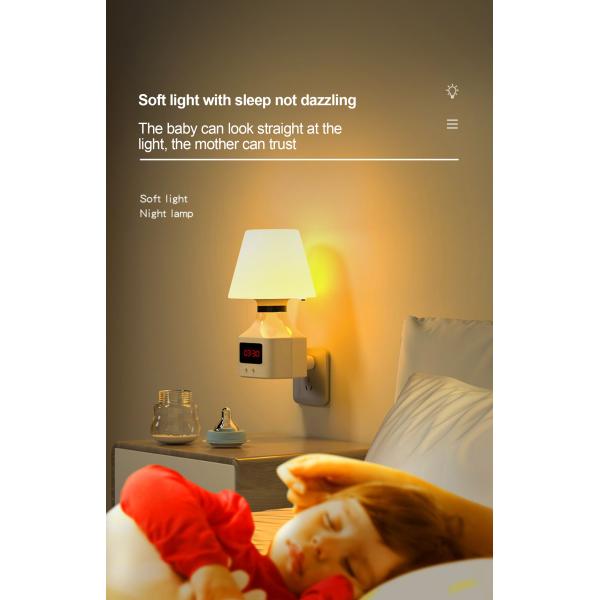 Dimmable LED Night Light for Baby Nursing Non Intelligent Control Plug-in Socket Type