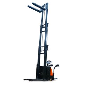 load 1600kg 3000mm Full Electric pallet Stacker forklift with DC drive motor