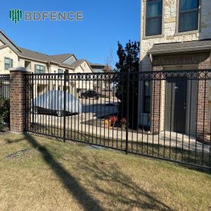 Quality Perimeter Tubular Steel Fence Security Focused for sale