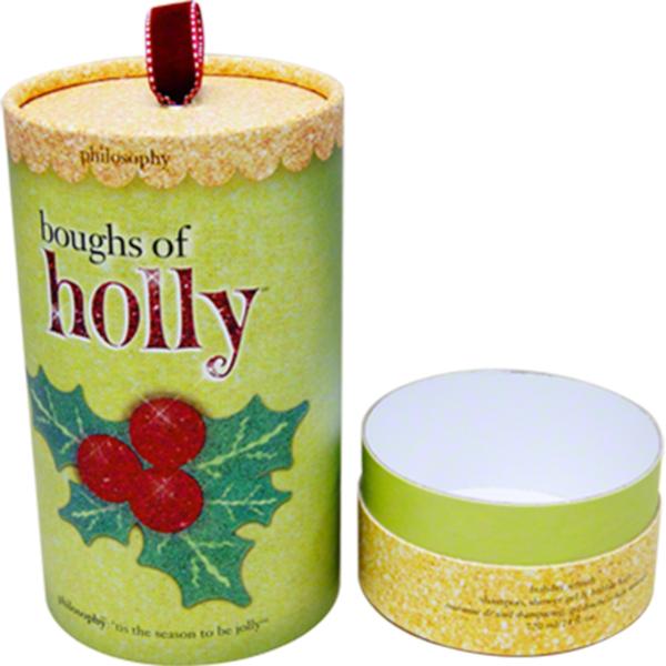 Buy FSC Cylinder Cardboard Box Round Cardboard Gift Box With Ribbon at wholesale prices