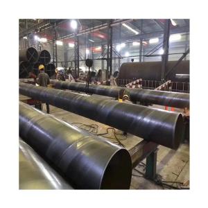 Custom Size SAW SS400 Q195 Q215 Q235 Carbon Steel Spiral Welded Steel Pipes