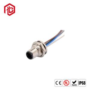 CUSTOM M5 M8 M12 M16 M23 CONNECTORS 2 3 4 5 6 8 12 17 PIN MALE FEMALE IP67 IP68