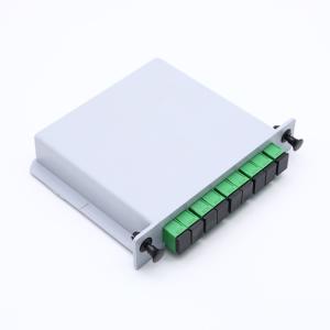 1x8 1x16 Cassette Type PLC Splitter With SC/APC UPC Connector