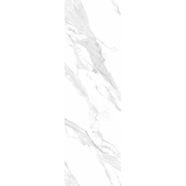 Buy Big Size Indoor Porcelain Tiles Newest Design High Quality Carrarra White Marble Porcelain Slabs Floor Tiles 32"*104" at wholesale prices