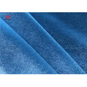 Korean Warp Knitting Spandex Velvet Fabric 92 Polyester 8 Spandex For Women