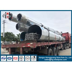 Transmission Standard NEA 110KV Steel Power Pole