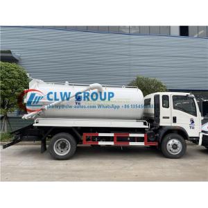 Howo 8 Tons Carbon Steel Vacuum Septic Tanker Truck