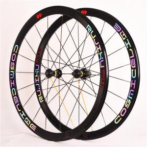 1880G Ultra Light 700C Colorful Reflective Logo V Brake Bicycle Wheelset for Road Bike Applicable Bicycle