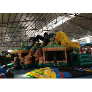 Giant King Kong Inflatable Combo Childrens Bouncy Castle With Slide