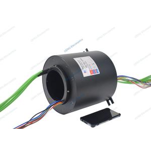Ethernet Signal Through Hole Slip Ring With Electrical Swivel For Industry