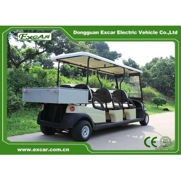 60KM-80KM Range Electric Golf Carts With Aluminum Cargo Box