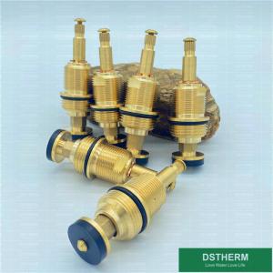Customized CW617N Material Brass Insert Stop Valve Cartridges Top Part